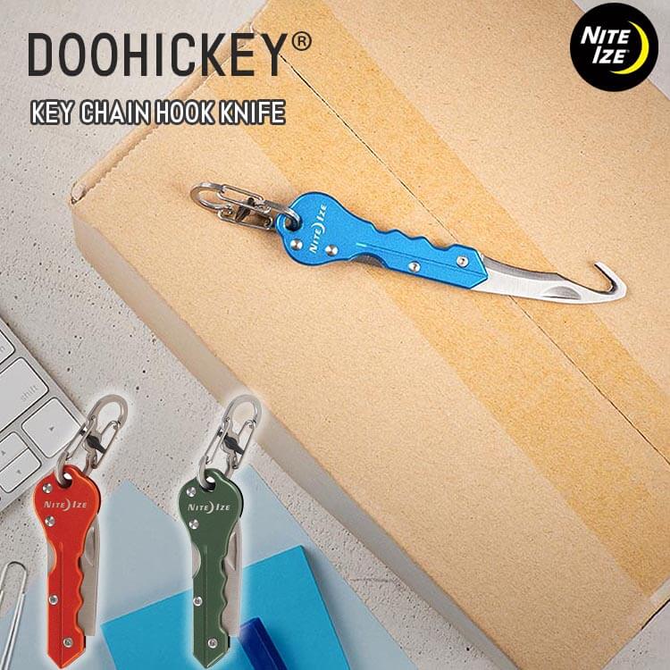 NITEIZE ナイトアイズ DOOHICKEY ドゥーヒッキー KEY CHAIN HOOK KNIFE キーチェーン フックナイフ KM –  YokaNoOtomo AsobiNin