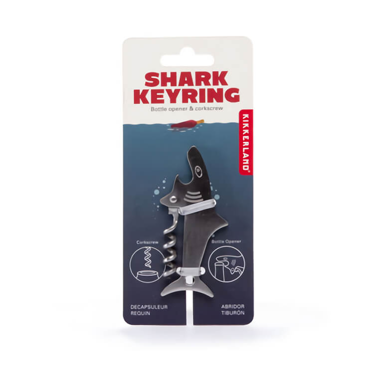 Kikkerland シャーク キーリング Shark Key Ring BA93 ボトルオープナー 栓抜き キーホルダー – YokaNoOtomo  AsobiNin