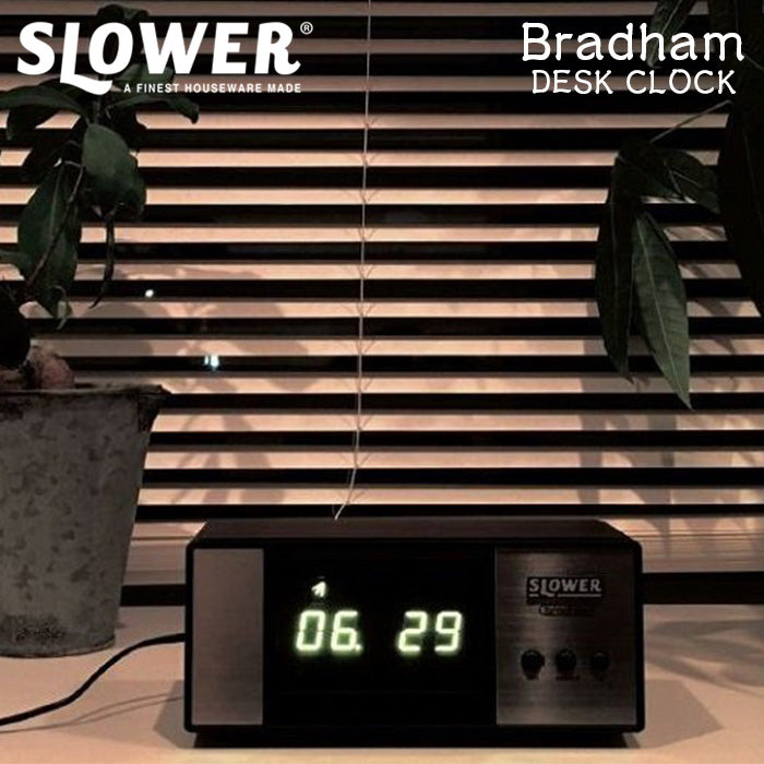 DESK CLOCK Bradham デスククロック ブラハム|SLOWER スロウワー