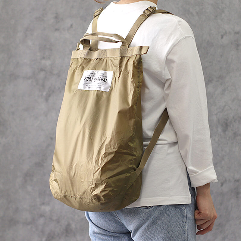 POST GENERAL ポストジェネラル PACKABLE 2WAY BAG パッカブル