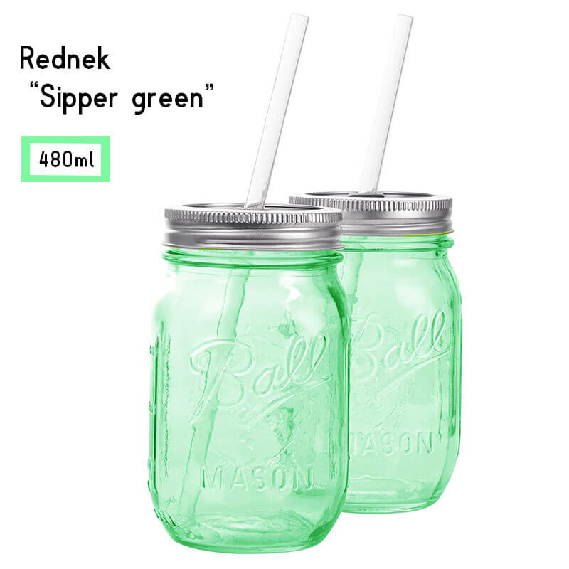 REDNEK SIPPERS Green Ball MASON Jar /レッドネック シッパー グリーン ボール社 メイソンジャー 480 –  YokaNoOtomo AsobiNin