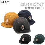 clef  クレ 60/40 B.CAP ソフトバイザーキャップ ロクヨン 帽子 WIRED BRIM 汗止め サイズ調整機能付き