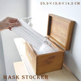 マスク ストッカー PREVENT ウッド 22×14.5×13cm マスクケース マスク収納 ウェットティッシュケース 収納 北欧 木製