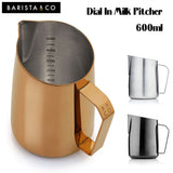 Barsita&Co バリスタアンドコー バリスタコー Dial In Milk Pitcher ダイヤルインミルクピッチャー 600ml ピッチャー ラテアート 計量カップ