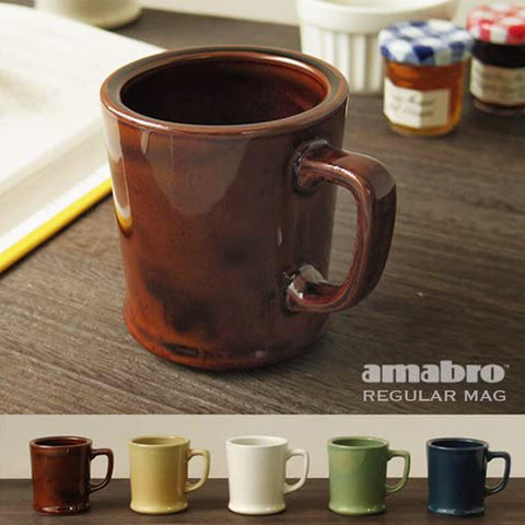 amabro アマブロ REGULAR MUG レギュラーマグ 波佐見焼 陶器 日本製 手作り シンプル プレゼント ギフト