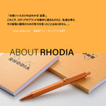 RHODIA ロディア scRipt スクリプト ボールペン 油性ボールペン 0.7mm ノック式 六角形軸 ヘアライン加工