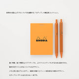 RHODIA ロディア scRipt スクリプト ボールペン 油性ボールペン 0.7mm ノック式 六角形軸 ヘアライン加工