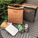 WAX CANVAS LUNCH BAG CAMEL/OLIVE ワックス キャンバス ランチ バッグ | DULTON ダルトン お弁当バッグ 保冷 ランチバック キャンバス地 サブバッグ アルミ蒸着フィルム バッグ バック お洒落 おしゃれ ヴィンテージ