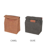 WAX CANVAS LUNCH BAG CAMEL/OLIVE ワックス キャンバス ランチ バッグ | DULTON ダルトン お弁当バッグ 保冷 ランチバック キャンバス地 サブバッグ アルミ蒸着フィルム バッグ バック お洒落 おしゃれ ヴィンテージ