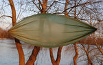 BUSHMEN travel gear ブッシュメン トラベル ギア Hammock ULTRALIGHT ハンモック ウルトラライト 日本正規品 Green 耐荷重 130