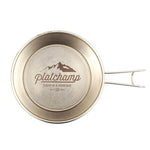 Platchamp プラットチャンプ ROCKY CUP GOLD ステンレスカップ シエラカップ 調理器具 アウトドア キャンプ バーベキュー PC542