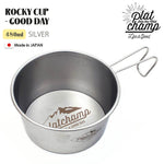 Platchamp プラットチャンプ ROCKY CUP SILVER ステンレスカップ シエラカップ 調理器具 アウトドア キャンプ バーベキュー PC542